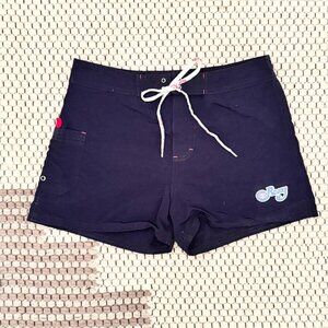 Roxy Swim Navy Blue Board Shorts, Size 14